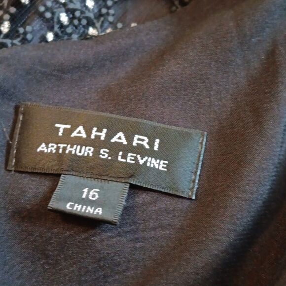 Tahari ASL Sparkly Evening Dress - Picture 8 of 12